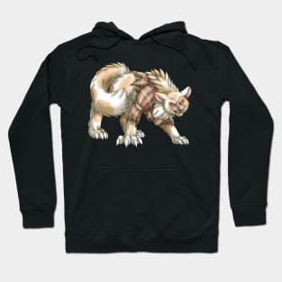 WereCat: Cream Bicolor Hoodie